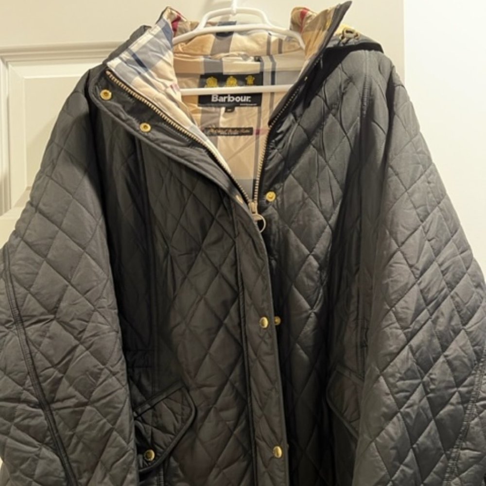 Barbour Millfire Plus Size Quilted Jacket (Black) Size 3x